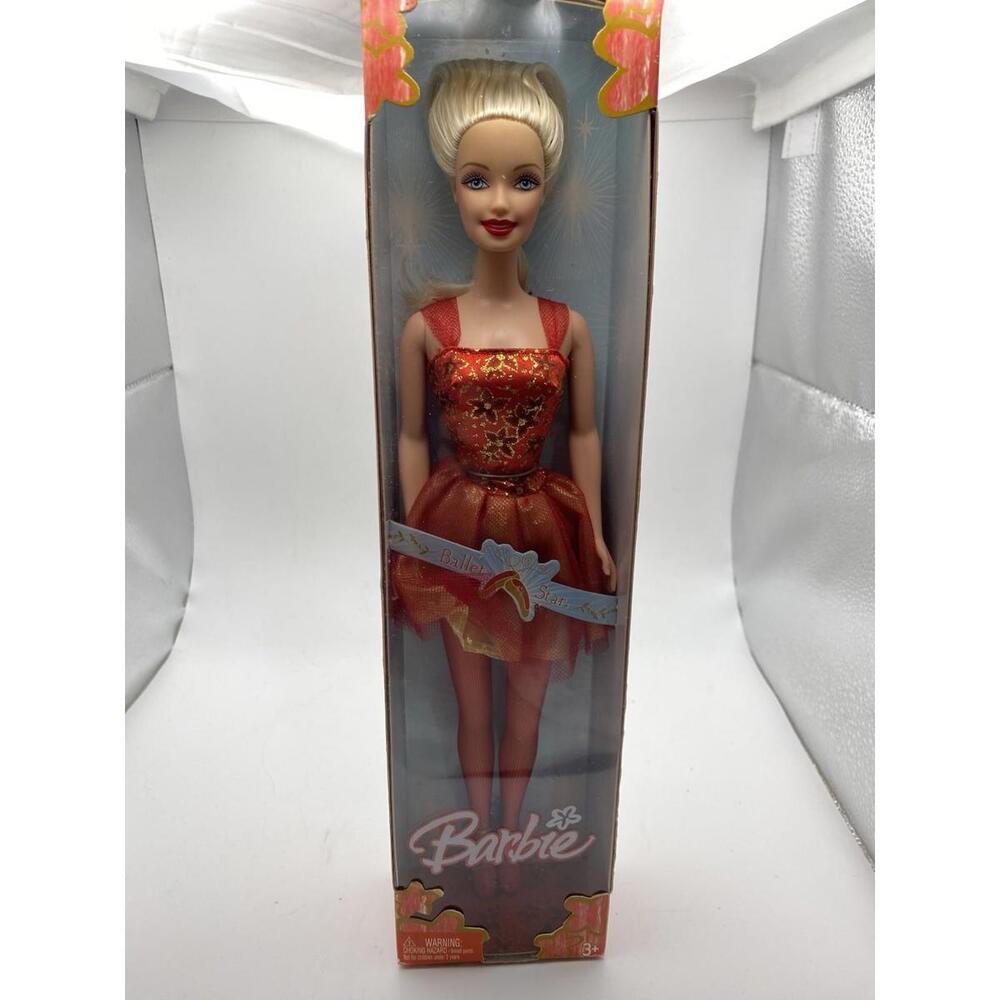 2005 BALLET STAR Target Exclusive Special Ed RED & GOLD (GG) Barbie H2378